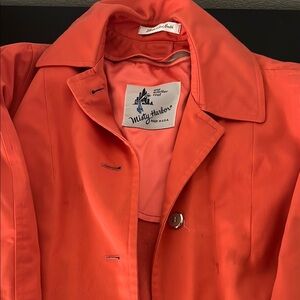 Misty Harbor Coral Trench Coat